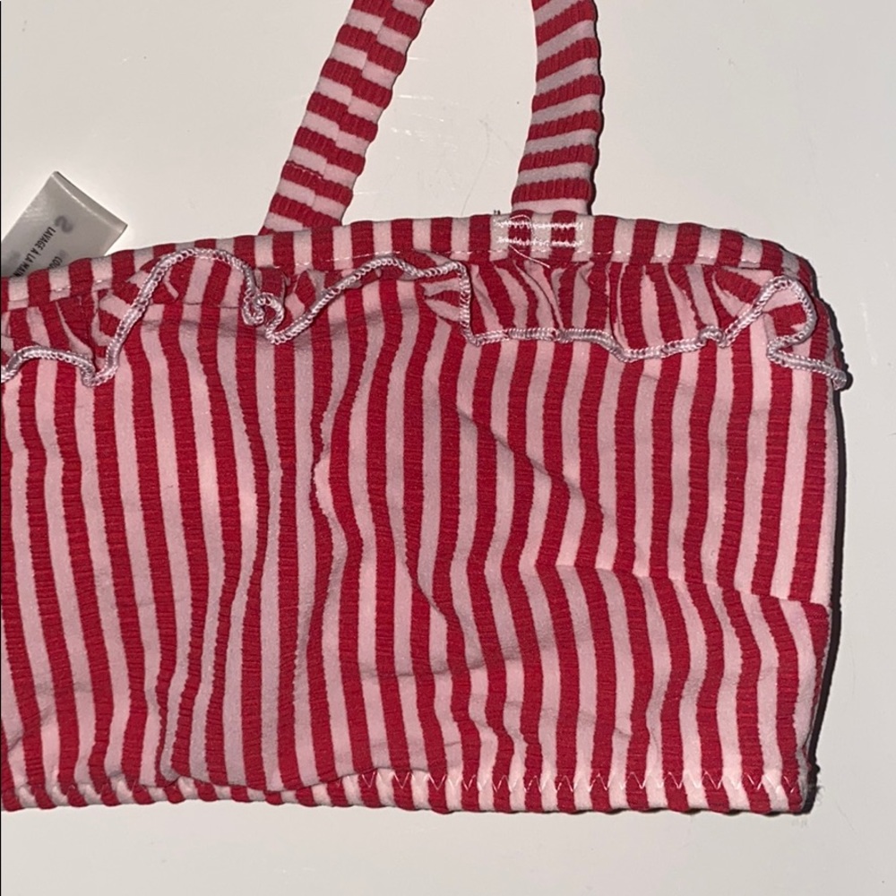 Solid & Striped ๐ Red Bikini Top- Size Small - Picture 2 of 3